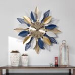 leaf wall clock