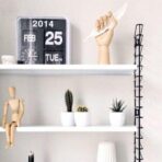 wall clock flip flap vintage
