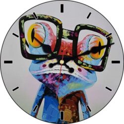 frog wall clock