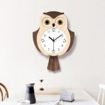 owl wall clock