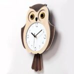 owl wall clock