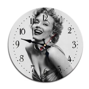 wall clock marilyn monroe