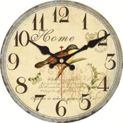 bird wall clock