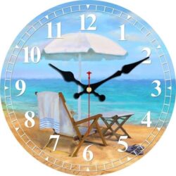 beach wall clock