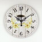 wall clock coffee cup
