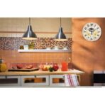 wall clock coffee cup