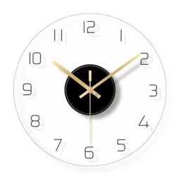 wall clock glass design