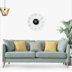 wall clock glass design