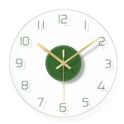 wall clock glass design
