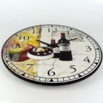 wine wall clock