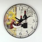 wine wall clock