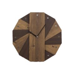 vintage wood wall clock
