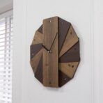 vintage wood wall clock
