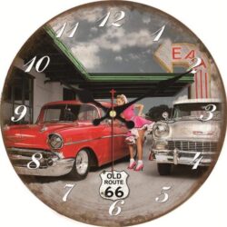 vintage garage wall clock