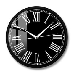 vintage black wall clock