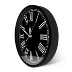 vintage black wall clock