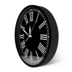 vintage black wall clock