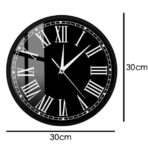 vintage black wall clock