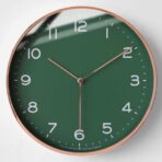 vintage green wall clock
