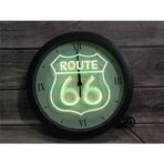 neon clock route 66