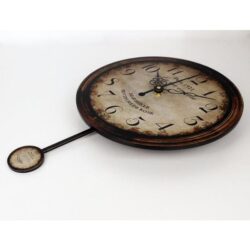 wall clock with pendulum