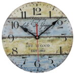 vintage round clock