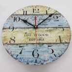 vintage round clock