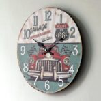 clock vintage route 66