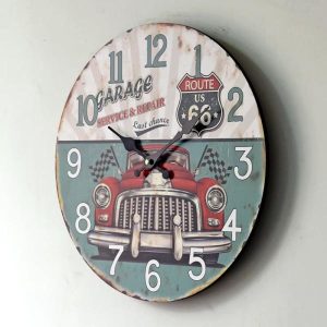 clock vintage route 66