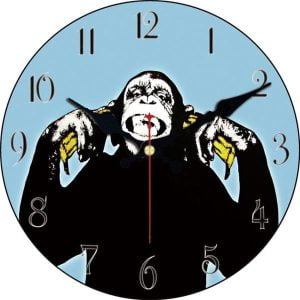 monkey clock