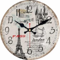 eiffel tower clock