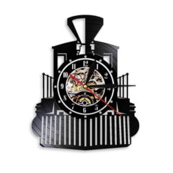 vintage train clock