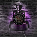 vintage train clock