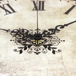 vintage beige clock