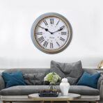 vintage blue clock
