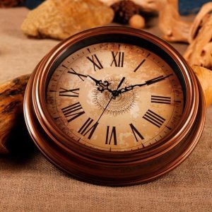 vintage wood clock
