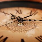 vintage wood clock