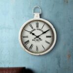 vintage metal clock 1
