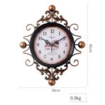 vintage wrought iron clock