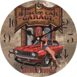 vintage garage clock
