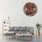 vintage garage clock