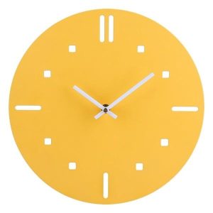 vintage yellow clock