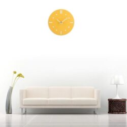 vintage yellow clock