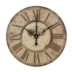 vintage brown clock