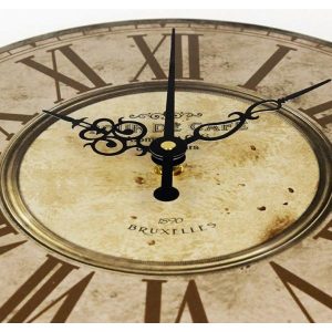 vintage brown clock