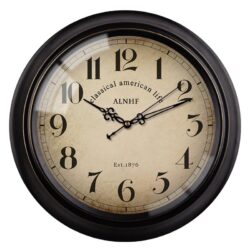 vintage metal clock