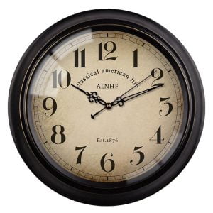 vintage metal clock