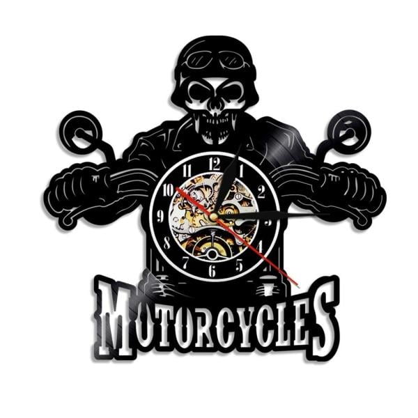vintage biker clock vintage biker clock