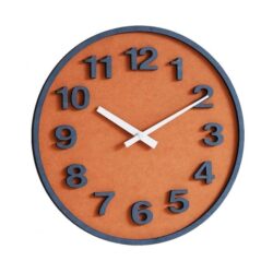 vintage orange clock