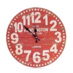 vintage red clock